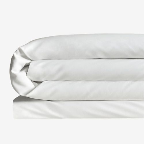 Housse De Couette En Satin 300 Fils Sampras Blanc