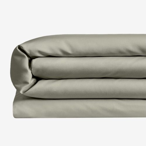 Housse De Couette En Satin 300 Fils Sampras Vert Kaki