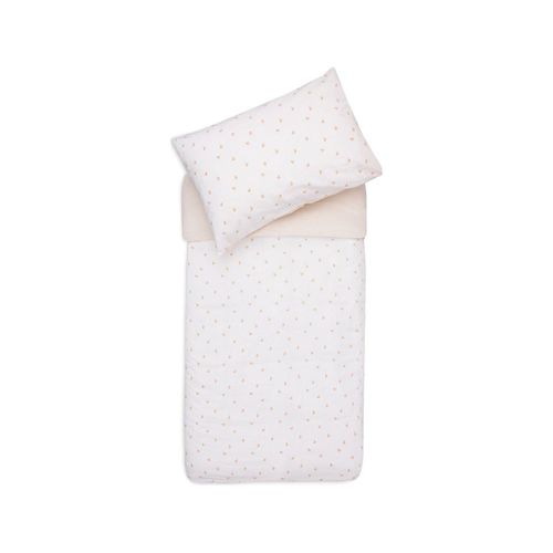 Housse De Couette Et Taie 100x140 Cm Harvest Naturel - Jollein