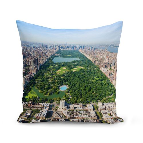 Housse De Coussin 40x40 Cm New York Manhattan Central Park Ville Usa