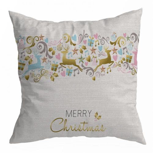 Housse De Coussin  La Mode Pour Canap De Bureau, Taie D'oreiller De Nol, Difficile  Dcolorer, Ajoute Une Atmosphre