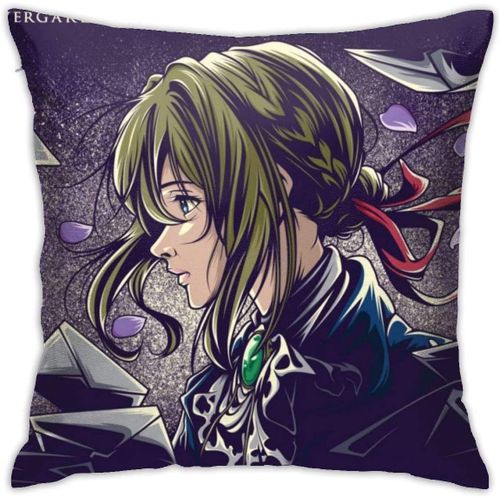 Housse De Coussin Carre Douce - Dcoration D'intrieur - Lit, Canap, Ferme - 45 X 45 Cm Des Deux Cts - Sept Pchs Diane