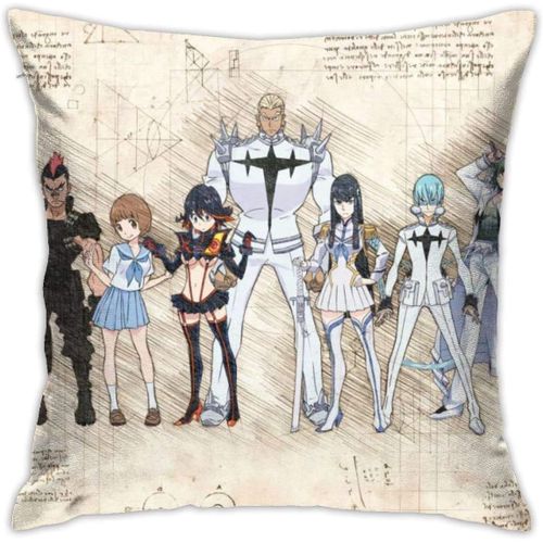 Housse De Coussin Carre Douce - Dcoration D'intrieur - Lit, Canap, Ferme - 45 X 45 Cm Des Deux Cts - Sept Pchs Diane