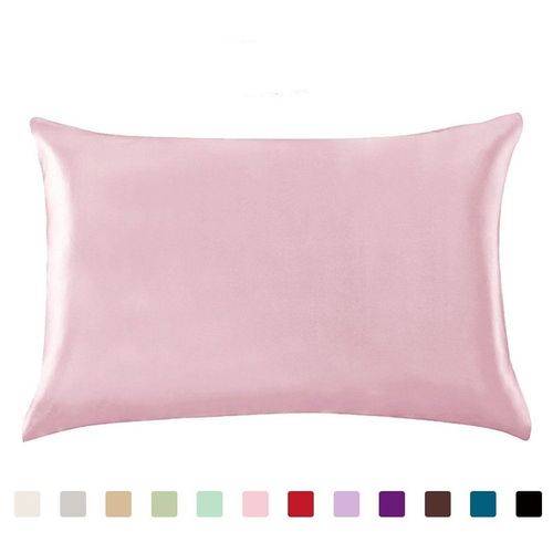Housse De Coussin Carre En Satin De Soie, Taie D'oreiller Simple, Douce, Mre, Pour Sige De Chaise, Dcorations Pour La Maison, 100%
