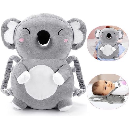 Housse De Protection De La Tte Pour Bb (Koala Gris), Adapte Aux Tout-Petits De 4  24 Mois, Sac  Dos De Protection De La Tte, Coussin De Scurit Pour Enfant, Oreiller De Protection De La Tte P
