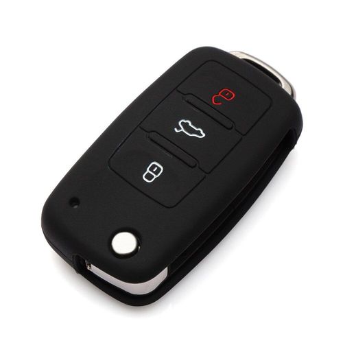 Housse de protection pour ancien porte-cls de voiture en Silicone, 3 boutons, pour Audi A2 A3 S3 A4 S4 A6 S6 RS6 A8 Tt Allroad, tui pliable pour tlcommande