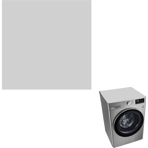 Housse de Protection pour Machine  Laver et Sche-Linge,Housse de Machine  Laver,Housse de Protection pour Machine  Laver Top,Housse Machine  Laver de Diatome,Tapis de Protection,60 x 60cm,Gris