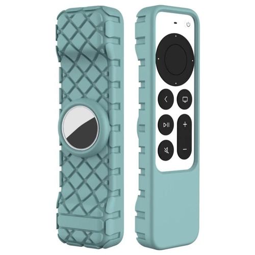 Housse de protection pour tlcommande-2 pices pour Apple TV 4K (Vert sapin) Vert sapin