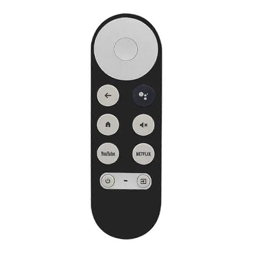 Housse de protection pour tlcommande tui en silicone pour Chromecast avec tlcommande Google TV Noir