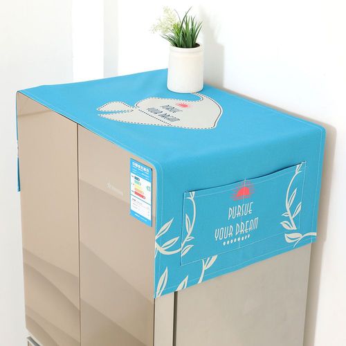 Housse de protection solaire anti-poussire pour Machine  laver,en coton et lin,pour rfrigrateur et four  micro-ondes - Type C-70x170cm