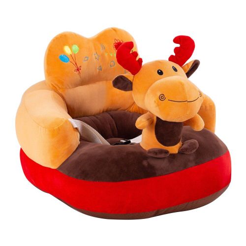 Housse De Sige De Support En Peluche Pour Bb, Pouf D'enfants En Bas ge, Sofa, Chaise, Pour Apprendre  S'asseoir, Confortable Et Lavable, Doux, Sans Bourrage