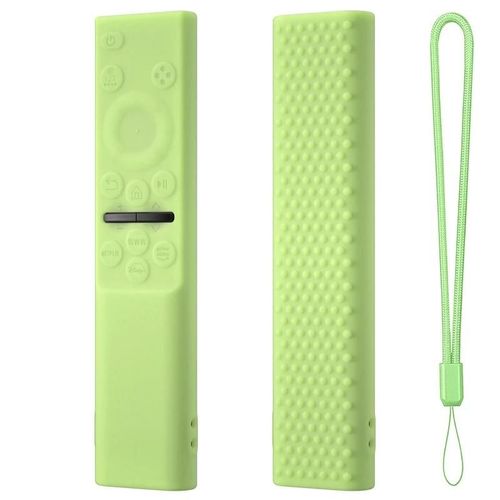 Housse de tlcommande en Silicone pour Samsung BN59-01388A BN59-01388E BN59-01388H, tui de contrle TV intelligent TM2240E, housse antidrapante entirement couverte-glow Vert