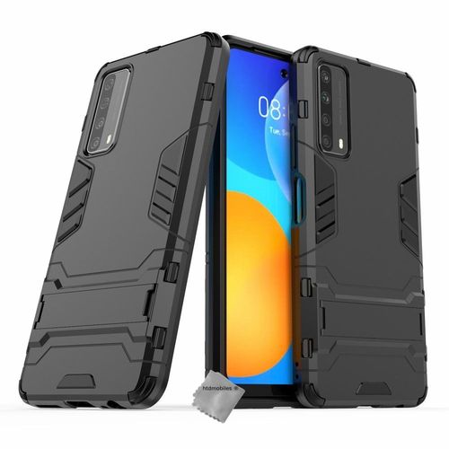 Housse Etui Coque Rigide Anti Choc Pour Huawei P Smart (2021) + Film Ecran - Noir
