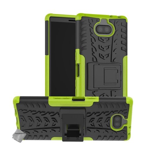 Housse Etui Coque Rigide Anti Choc Pour Sony Xperia 10 Plus + Verre Trempe - Vert