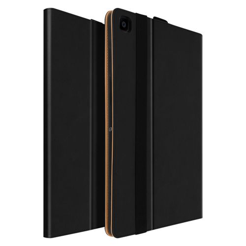 Housse Galaxy Tab A7 10.4 2020 Cuir Satin Porte Cartes Fonction Support Noir