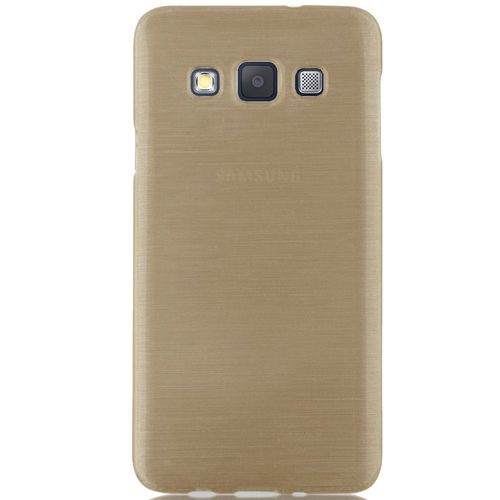Housse Gel Effet Mtallis Pour Samsung Galaxy A3 Coloris Or