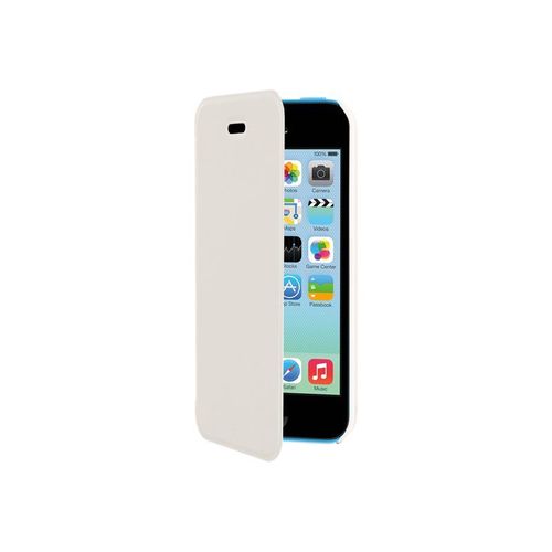 Muvit Easy Folio - tui  Rabat Pour Tlphone Portable - Blanc