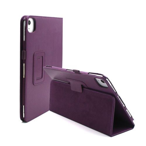 Housse Nouvel Apple Ipad 11 Pouces 2025 A16 Violette Avec Stand - Etui Coque Violet De Protection Tablette New Apple Ipad 11eme Generation - Accessoires Pochette Xeptio Case