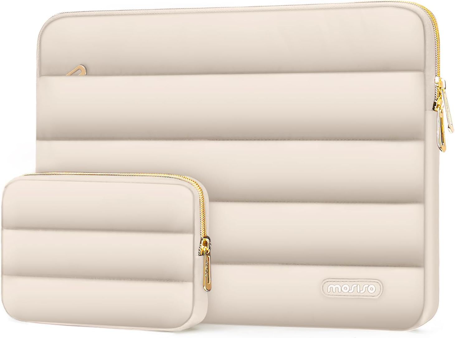 Housse Ordinateur Portable Bouffi 17,3 Pouces, Compatible Avec Dell Xps/Hp Pavilion/Ideapad/Acer/Alienware/Hp Omen Notebook Computer, Pochette Horizontal Polyester Avec Petit Sac,S[Pou6264720]