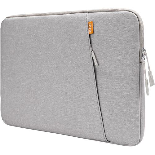 Housse Ordinateur Portable Pour 13-14 Pouces Macbook Air/Pro (M4/M3/M2/M1) 2021-2025, 13-13,6 Pouces Notebook, tanche Antichoc Pochette Sacoche Avec Poche (Gris Clair)[Pou6260599]