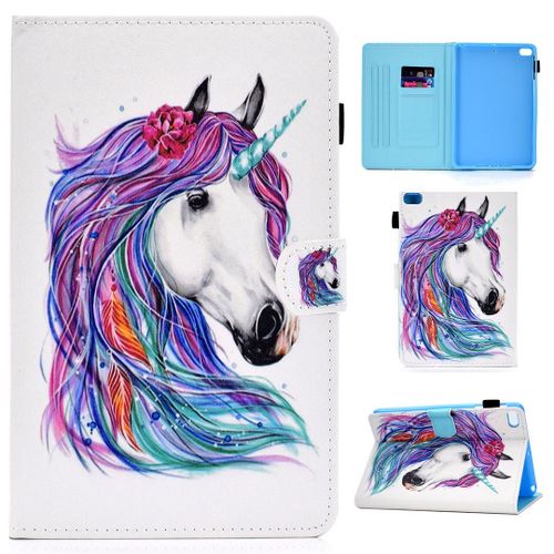 Housse Pour Apple Ipad Mini 1 2 3 4 5, Beau Pu Cuir Aimant Double Portefeuille Support Porte-Carte Protecteur Coque tui  Rabat Avec Fonction De Veille / Rveil Automatique (Dt-15)