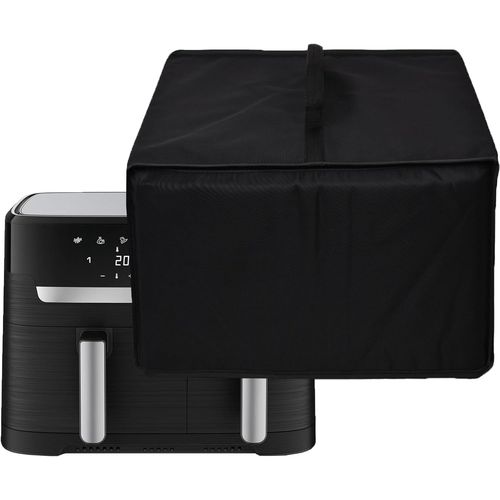 Housse pour friteuse  air rsistante  la chaleur,impermable  l'eau et  la poussire Housse de protection pour Moulinex Easy Fry Dual Friteuse sans huile air fryer EZ901820