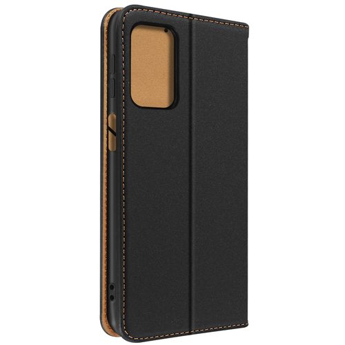 Housse Pour Galaxy A23 5g Et M23 Cuir Vritable Porte-Carte Support Vido Noir