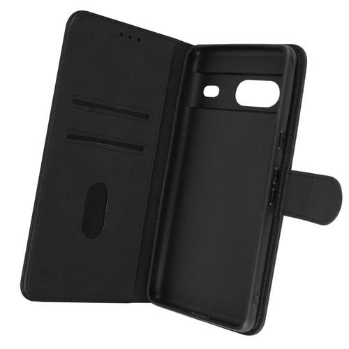 Housse Pour Google Pixel 7 Clapet Portefeuille Fonction Support Vido Noir