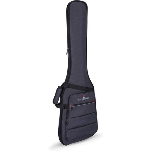Housse Pour Guitare Basse Crsg107b, Rembourrage 10 Mm, Style Sac  Dos, Gris Fonc (Crsg107bgr)