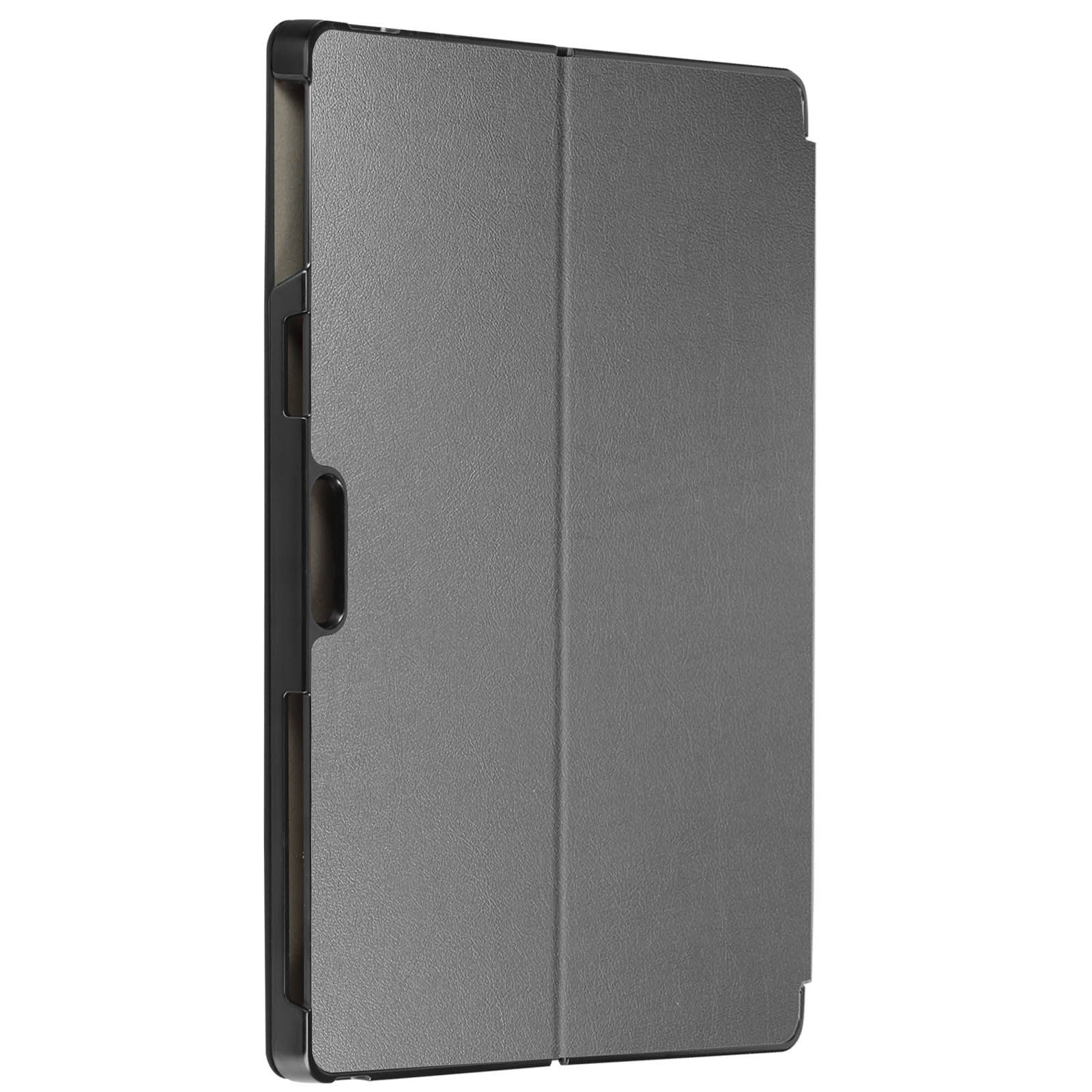 Housse Pour Microsoft Surface Pro 9 Clapet Support Fin Collection Slim Gris