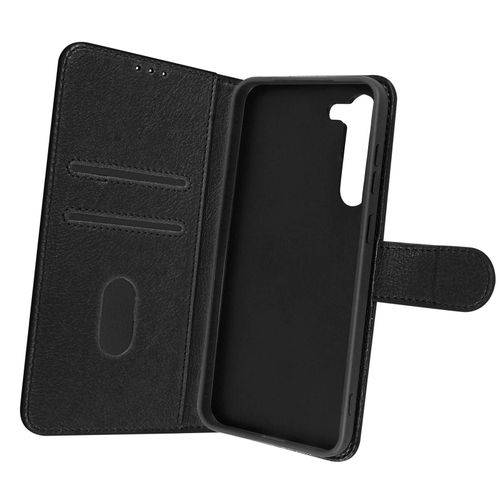 Housse Pour Samsung Galaxy S23 Plus Portefeuille Et Support Vido Noir