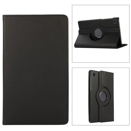 Housse Pour Samsung Galaxy Tab A7 Lite 8.7 Pouces 2021 (Sm-T220/T225) Rotative Noire - Etui Noir Coque De Protection 360 Degrs Tablette Pour New Galaxy Tab A7 Lite 8.7 Pouces 2021 T220/T225 - Accessoires Pochette Xeptio