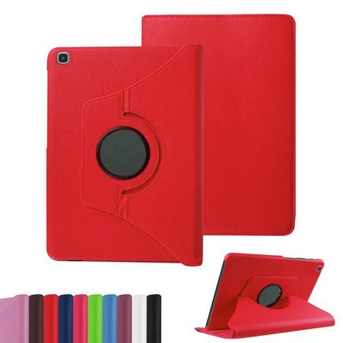 Housse Pour Samsung Galaxy Tab A7 Sm-T500 2020 10,4 Pouces Wifi / 4g Rotative Rouge - Etui Coque De Protection 360 Degrs Tablette Pour New Galaxy Tab A7 2020 T500/T505/T507 10.4 Pouces - Accessoires Pochette Xeptio
