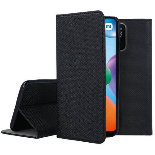 Housse Pour Xiaomi Redmi 10c / Poco C40 - Etui Coque Pochette Portefeuille + Film Ecran - Noir Magnet