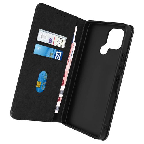 Housse Pour Xiaomi Redmi A1 2022 Clapet Portefeuille Et Support Vido Noir