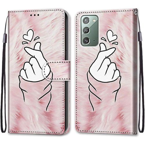 Housse  Rabat Portefeuille Pour Samsung Galaxy Note20,Coque En Cuir Pu Etui De Protection Motif Avec Fonction Support MagnTique Portables Case Pour Samsung Galaxy Note20 6.7