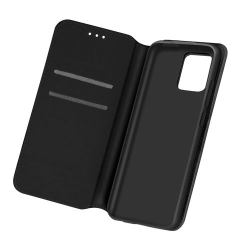 Housse Samsung A02s tui Folio Portefeuille Fonction Support Noir