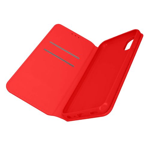 Housse Samsung Galaxy A03 Core Portefeuille Fonction Support Vido Rouge