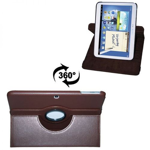 Housse tui Samsung Galaxy Tab 3 10 P5200 Protection Integral Support 360 Marron Yonis