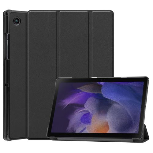 Housse Samsung Galaxy Tab A8 2021 10,5 Pouces Wifi - 4g/Lte Noire Avec Stand - Etui Coque Noir De Protection Tablette Tab A8 2021 10.5 Pouces Sm-X200 / Sm-X205 / Sm-X207 - Accessoires Pochette Xeptio Case