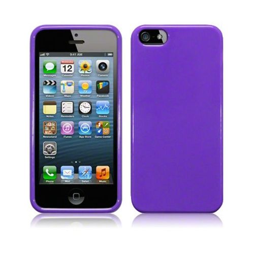 Housse Softygel Violet Glossy Iphone 5