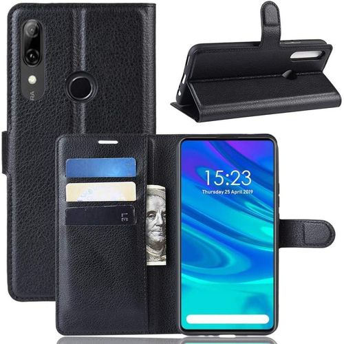 Housse Tlphone Portable Pour Huawei P Smart Z tui Housse Avec Compartiment Pour Carte P Smart Z Cover \U2013 Noir