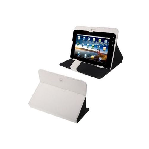 Housse Universelle Tablette Tactile 9 Pouces Support tui Blanc