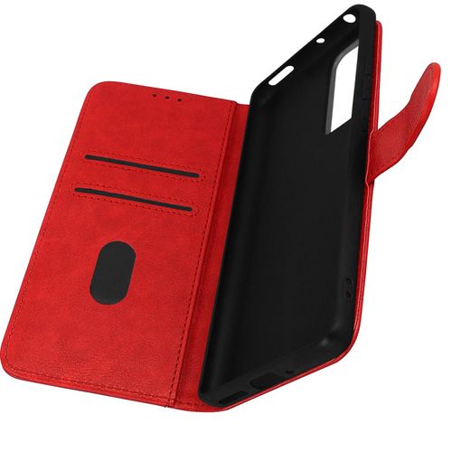 Housse Xiaomi 12 Et 12x Clapet Portefeuille Fonction Support Vido Rouge