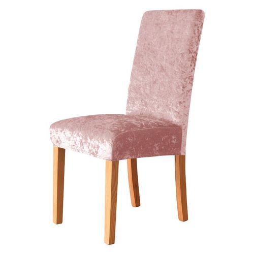 Housses De Chaise En Tissu Velours Brillant,Taille Universelle,Housses De Sige Commandes,Housses Bon March Pour Salle  Manger,1 Pice,2 Pices,4/6 Pices - Type Shiny-Pink-2 Pcs
