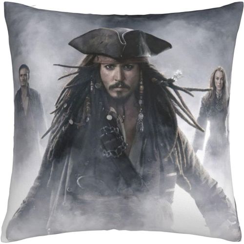 Housses De Coussin Pirates Des Carabes Taies D'oreiller Confortables Housse De Coussin Carre Taie D'oreiller Douce Pour Canap, Chambre  Coucher, Maison, Voiture Avec Fermeture clair Invisible 18 X 18 Pouces