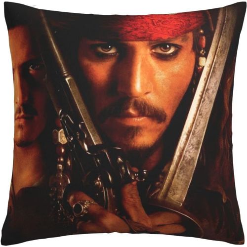 Housses De Coussin Pirates Des Carabes Taies D'oreiller Confortables Housse De Coussin Carre Taie D'oreiller Douce Pour Canap, Chambre  Coucher, Maison, Voiture Avec Fermeture clair Invisible 18 X 18 Pouces