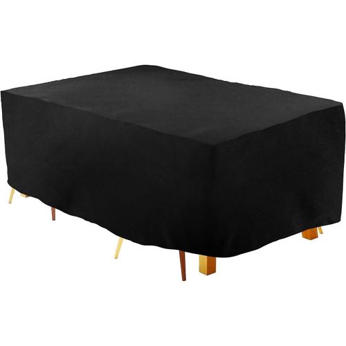 Housses De Mobilier DExtrieur Impermables  LEau, 420d 79x63x27.5 Pouces Housses Pour Chaises De Table De Patio Ensemble Rectangulaire / Ovale