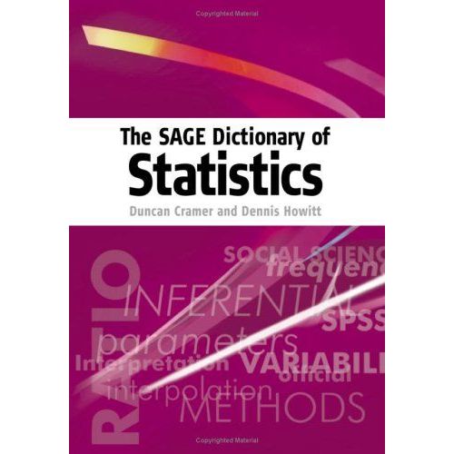 The Sage Dictionary Of Statistics    Format Reli 