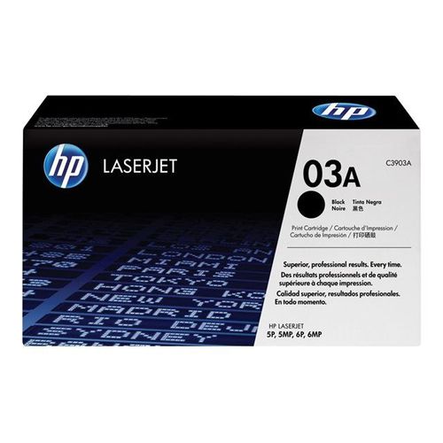 Hp 03a - Noir - Originale - Laserjet - Cartouche De Toner (C3903a) - Pour Laserjet 5, 5mp, 5p, 6mp, 6p, 6pse, 6pxi